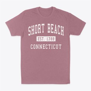 Short Beach Connecticut Classic Established Classic Dad T-Shirt