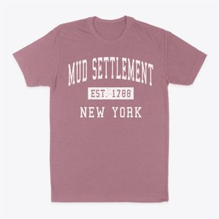 Mud Settlement New York Classic Established Classic Dad T-Shirt