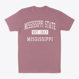 Mississippi State Mississippi Classic Established Classic Dad T-Shirt
