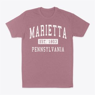 Marietta Pennsylvania Classic Established Classic Dad T-Shirt