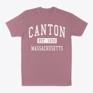 Canton Massachusetts Classic Established Classic Dad T-Shirt