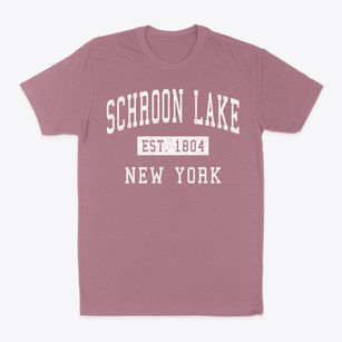 Schroon Lake New York Classic Established Classic Dad T-Shirt