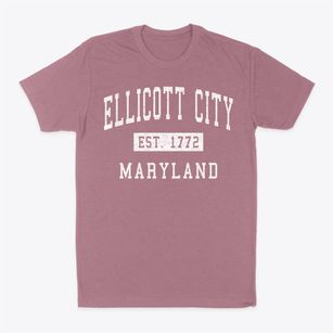 Ellicott City Maryland Classic Established Classic Dad T-Shirt