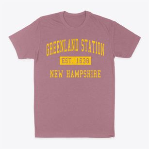 Greenland Station New Hampshire Classic Established Classic Dad T-Shirt