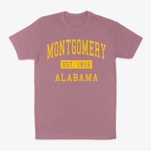 Montgomery Alabama Classic Established Classic Dad T-Shirt