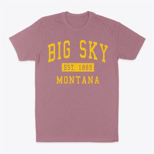 Big Sky Montana Classic Established Classic Dad T-Shirt