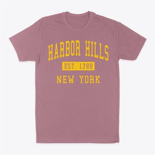 Harbor Hills New York Classic Established Classic Dad T-Shirt