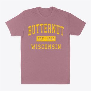 Butternut Wisconsin Classic Established Classic Dad T-Shirt