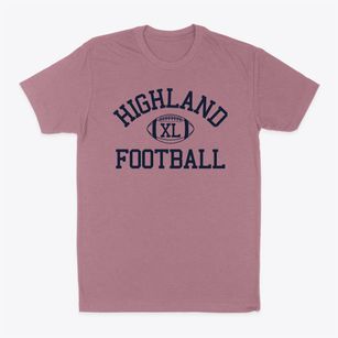 Highland High School Classic Football Classic Dad T-Shirt