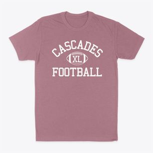 Cascades High School Classic Football Classic Dad T-Shirt