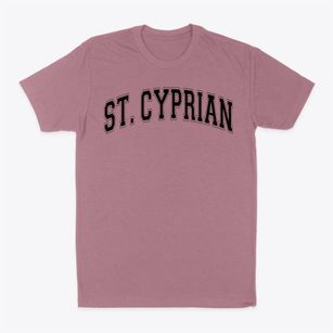 Saint Cyprian School Varsity Arch Classic Dad T-Shirt