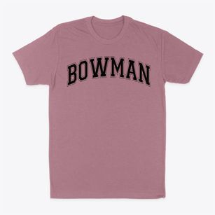 Bowman High School Varsity Arch Classic Dad T-Shirt