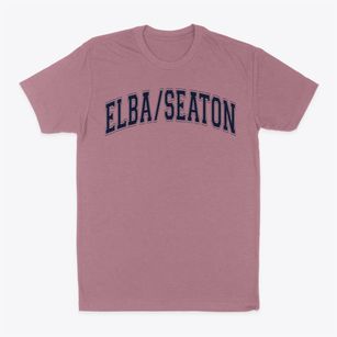 Elba/seaton Elementary School Varsity Arch Classic Dad T-Shirt