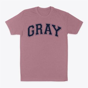 Gray Collegiate Academy Varsity Arch Classic Dad T-Shirt
