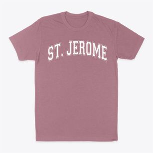 Saint Jerome Parish School Varsity Arch Classic Dad T-Shirt