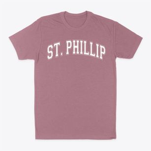 St Phillip Of Jesus Parish Varsity Arch Classic Dad T-Shirt