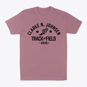 Clarke N. Johnsen Junior High School Track and Field Classic Dad T-Shirt