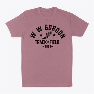 W W Gordon Elementary School Track and Field Classic Dad T-Shirt
