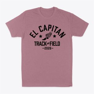 El Capitan High School Track and Field Classic Dad T-Shirt