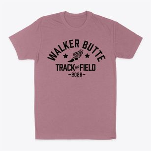 Walker Butte School Track and Field Classic Dad T-Shirt