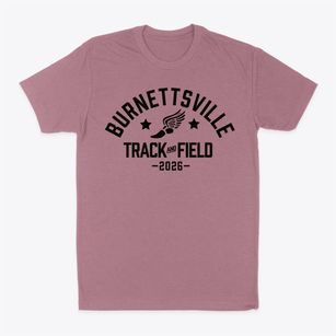 Burnettsville High School Track and Field Classic Dad T-Shirt
