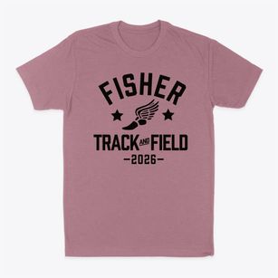 Fisher Elementary School 1 Track and Field Classic Dad T-Shirt