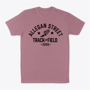 Allegan Street Elementary School Track and Field Classic Dad T-Shirt