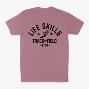 Life Skills School Track and Field Classic Dad T-Shirt