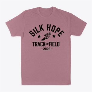 Silk Hope Elementary School Track and Field Classic Dad T-Shirt