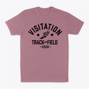 Visitation School Track and Field Classic Dad T-Shirt