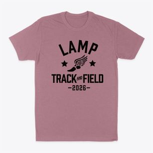 Lamp High School Track and Field Classic Dad T-Shirt