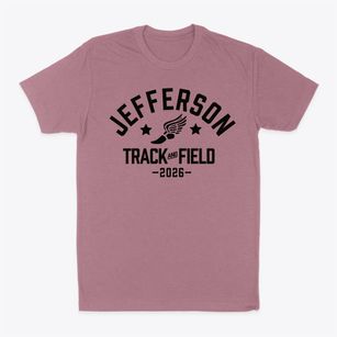Jefferson Elementary School Track and Field Classic Dad T-Shirt