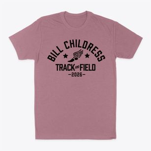 Bill Childress Elementary School Track and Field Classic Dad T-Shirt