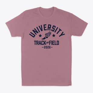 University Middle School Track and Field Classic Dad T-Shirt
