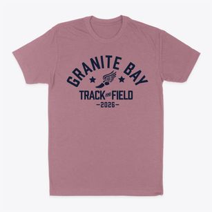 Granite Bay Montessori Track and Field Classic Dad T-Shirt