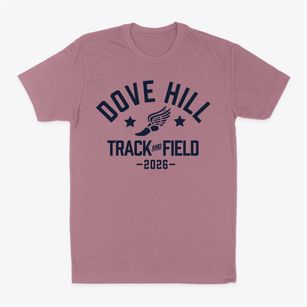 Dove Hill Elementary School Track and Field Classic Dad T-Shirt