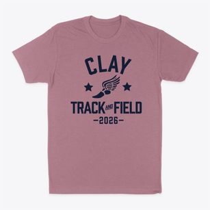 Clay Center Community High School Track and Field Classic Dad T-Shirt