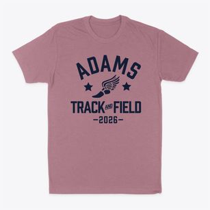 Adams Middle School Track and Field Classic Dad T-Shirt