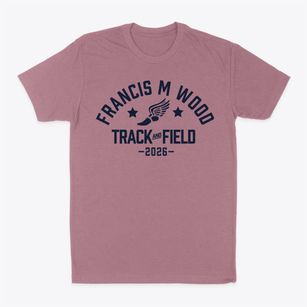 Francis M Wood Alternative High School Track and Field Classic Dad T-Shirt