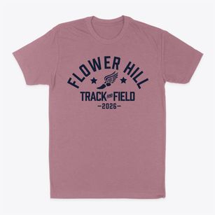 Flower Hill Elementary School Track and Field Classic Dad T-Shirt