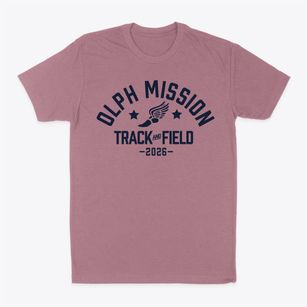 Olph Mission Grammar School Track and Field Classic Dad T-Shirt