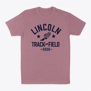 Lincoln Elementary School Track and Field Classic Dad T-Shirt