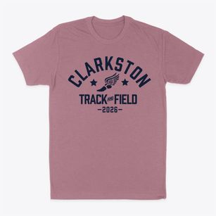 Clarkston Communication Center Track and Field Classic Dad T-Shirt