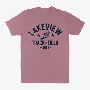 Lakeview Elementary School Track and Field Classic Dad T-Shirt