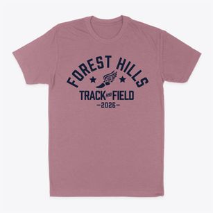 Forest Hills High School Track and Field Classic Dad T-Shirt