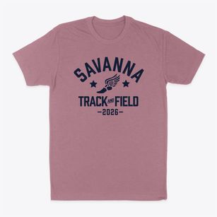 Savanna High School Track and Field Classic Dad T-Shirt