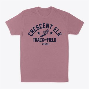 Crescent Elk Middle School Track and Field Classic Dad T-Shirt