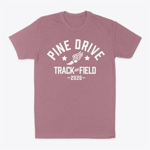 Pine Drive Christian School Track and Field Classic Dad T-Shirt