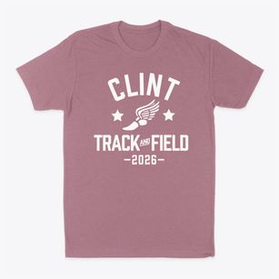 Clint Junior High School Track and Field Classic Dad T-Shirt