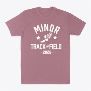 Minor Community School Track and Field Classic Dad T-Shirt